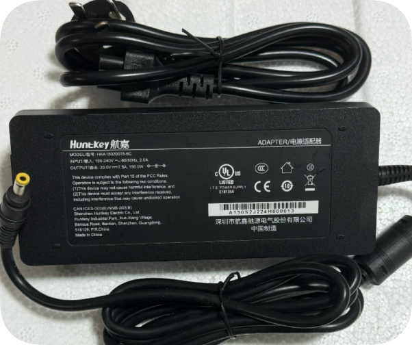 *Brand NEW* Huntkey HKA15020075-6C 20V 7.5A Power Adapter (150W) – Suitable for All-in-One PCs and Surveillanc